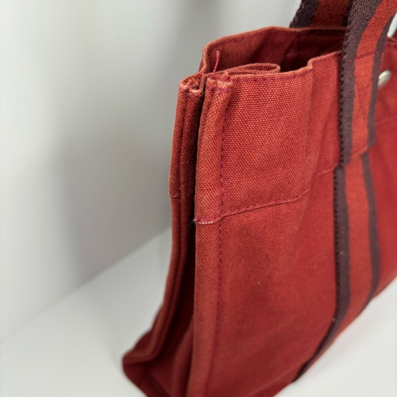 Low Start$5🔥Hermes Mini Canvas Fourre Tout PM Tote - Picture 9 of 14